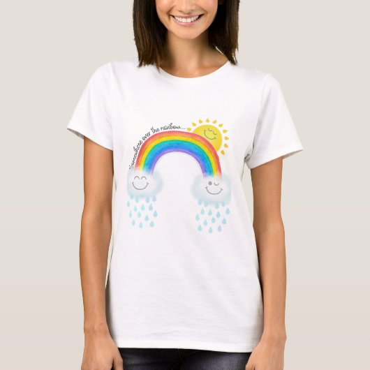 Ergens over de regenboogzon t-shirt (Voorkant)