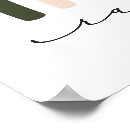 Ergens over het Poster van de regenboognevelaar (Hoek)