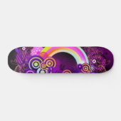 Ergens over het regenboogskateboard skateboard (Horizontaal)