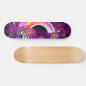 Ergens over het regenboogskateboard skateboard (Horizontaal)