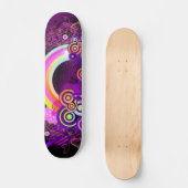 Ergens over het regenboogskateboard skateboard (Voorkant)