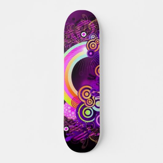 Ergens over het regenboogskateboard skateboard (Voorkant)
