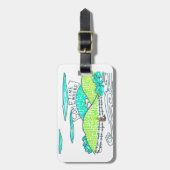 Ergens/soms Bagagelabel (Voorkant verticaal)