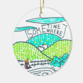 Ergens/soms Keramisch Ornament (Links)