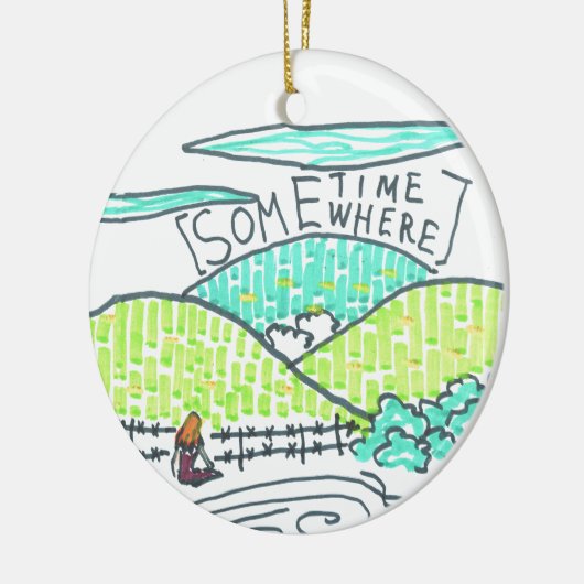 Ergens/soms Keramisch Ornament (Links)