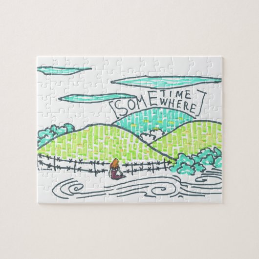 Ergens/soms Legpuzzel (Horizontaal)