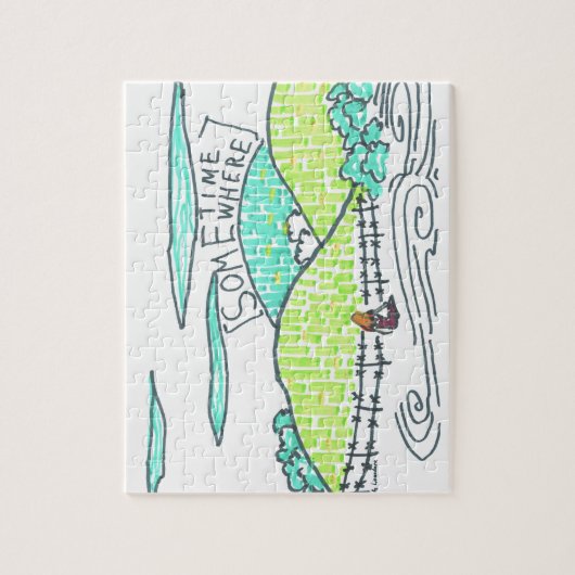 Ergens/soms Legpuzzel (Verticaal)