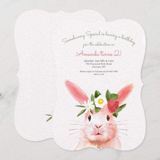 Ergens speciale geboortedag kaart (Voorkant / Achterkant)