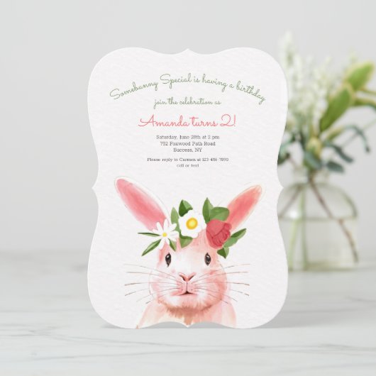 Ergens speciale geboortedag kaart (Staand voorkant)