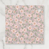 Ergens Sweet Spring Paasmeisjes Dank je wel Bedankjes Labels (Achterkant)