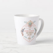 Ergens tussen Jezus en de gevangenis Boho Country Latte Mok (Rechterhoek)