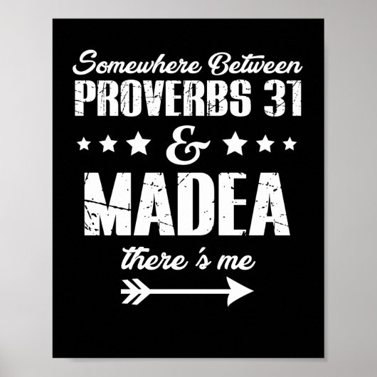 Ergens tussen Proverbs 31 en Madea... Poster (Voorkant)