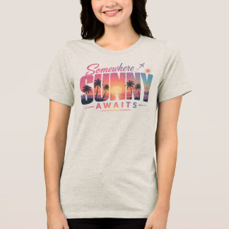Ergens Zonovergoten Wacht de Zomer Design T-shirt