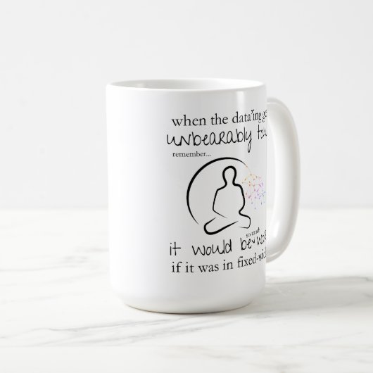 Erger als in vastebreedte grappige gegevens koffiemok (Voorkant rechts)