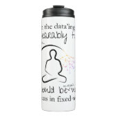 Erger als in vastebreedte grappige gegevens thermosbeker (Voorkant)