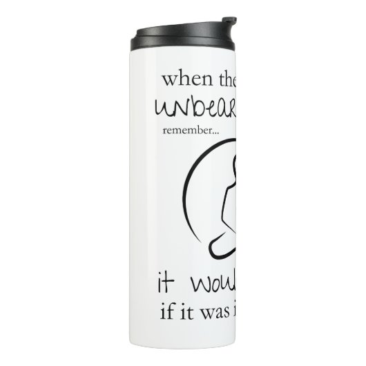 Erger als in vastebreedte grappige gegevens thermosbeker (Gedraaid links)