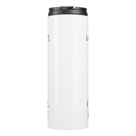 Erger als in vastebreedte grappige gegevens thermosbeker (Achterkant)