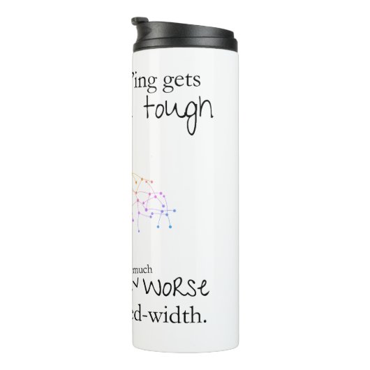 Erger als in vastebreedte grappige gegevens thermosbeker (Geroteerd rechts)