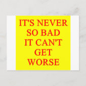 ERGER BRIEFKAART (Voorkant)