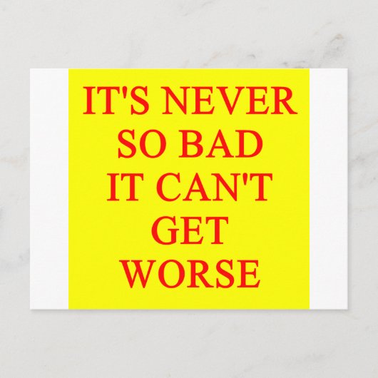 ERGER BRIEFKAART (Voorkant)