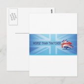 Erger dan Thatcher Briefkaart (Voorkant / Achterkant)