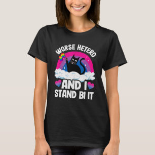 Erger Hetero en ik gaan er vandoor dat het biseksu T-shirt
