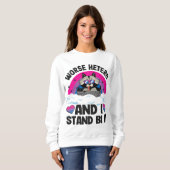 Erger Hetero en ik staan er helemaal naast. Trui (Voorkant volledig)