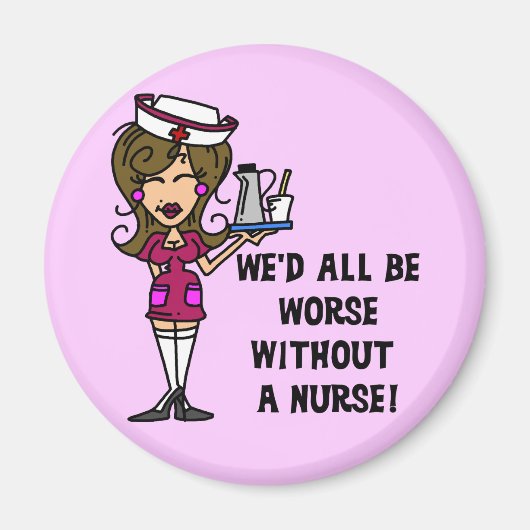 Erger zonder verpleegster magneet (Voorkant)