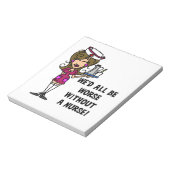 Erger zonder verpleegster notitieblok (Linkerzijde)