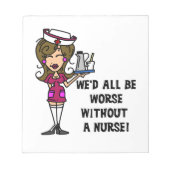 Erger zonder verpleegster notitieblok (Voorkant)