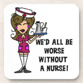 Erger zonder verpleegster onderzetter (Voorkant)