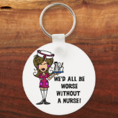 Erger zonder verpleegster sleutelhanger (Voorkant)