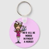 Erger zonder verpleegster sleutelhanger (Voorkant)