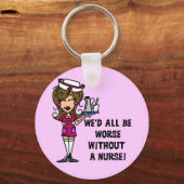 Erger zonder verpleegster sleutelhanger (Voorkant)