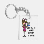 Erger zonder verpleegster sleutelhanger (Voorkant Links)