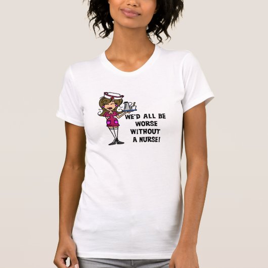 Erger zonder verpleegster t-shirt (Voorkant)
