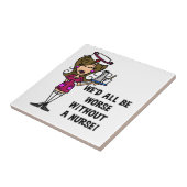 Erger zonder verpleegster tegeltje (Zijkant)