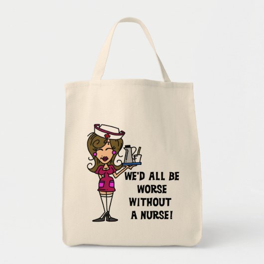 Erger zonder verpleegster tote bag (Voorkant)
