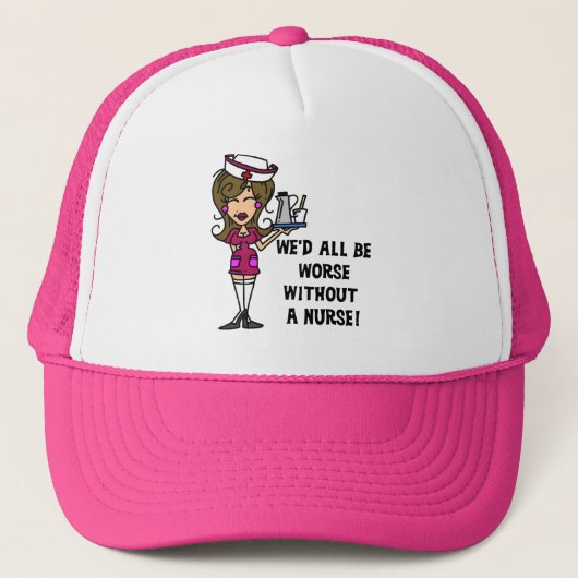 Erger zonder verpleegster trucker pet (Voorkant)