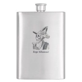 Ergo bibamus calavera-kolf flacon