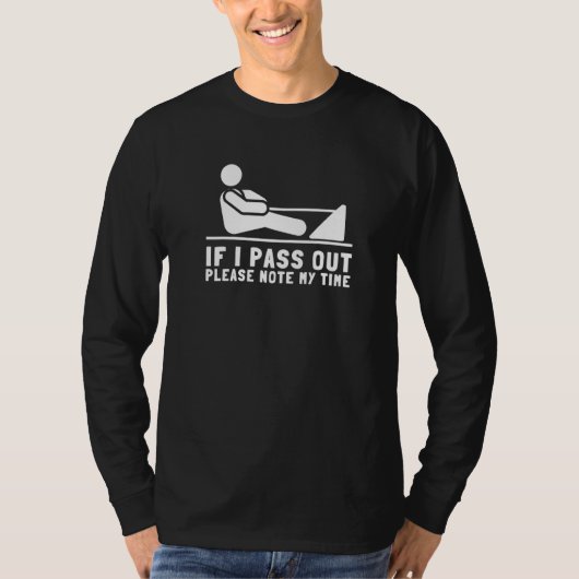 Ergometer And Rowing Exercise Machine Rowing W T-shirt (Voorkant)