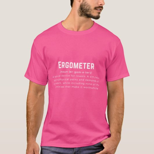Ergometerdefinitie T-shirt (Voorkant)