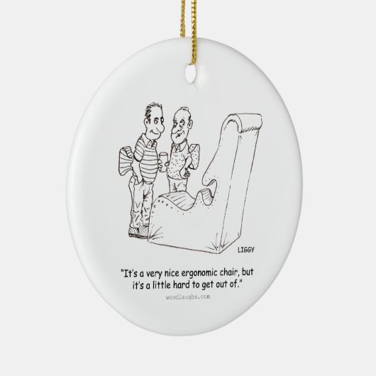 Ergonomische stoelenversiering (rond, ovaal, vierk keramisch ornament (Rechts)