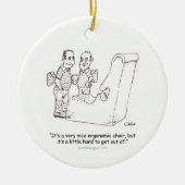 Ergonomische stoelenversiering (rond, ovaal, vierk keramisch ornament (Voorkant)