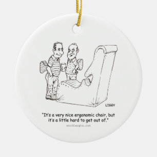 Ergonomische stoelenversiering (rond, ovaal, vierk keramisch ornament