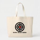 Ergonomische stressrust: Bang Head, hier Grote Tote Bag (Voorkant)