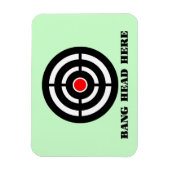 Ergonomische stressrust: Bang Head, hier Magneet (Verticaal)