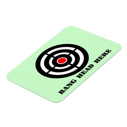 Ergonomische stressrust: Bang Head, hier Magneet (Linkerzijde)