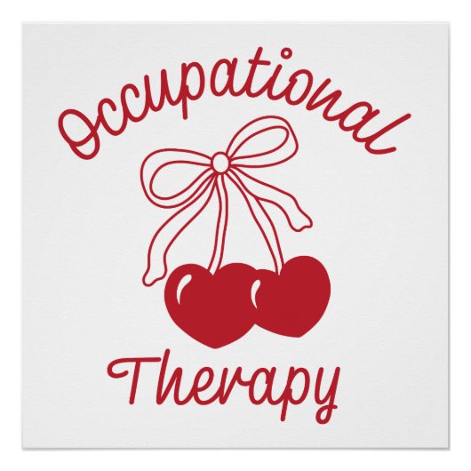 Ergotherapeut COTA therapeut Perfect Poster (Voorkant)