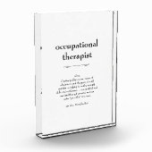 Ergotherapeut Definitie Dank u Cadeau Fotoblokken (Links)